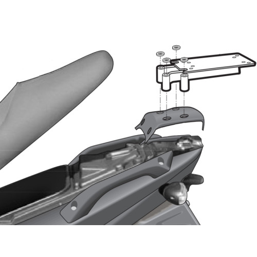 SHAD Top Box Fitting Kit G0RN56ST