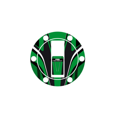 PUIG Radikal Fuel Cap Protector (Green) 6294V
