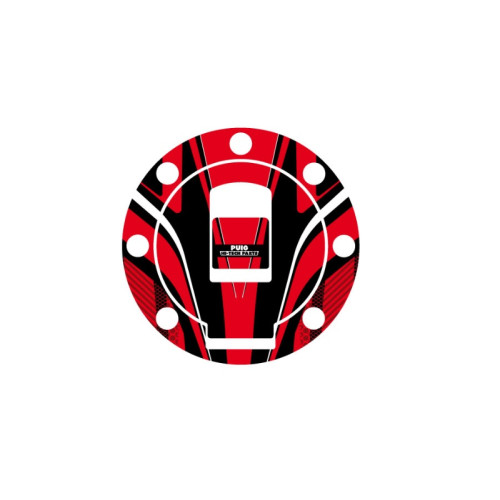PUIG Radikal Fuel Cap Protector (Red) 6322R