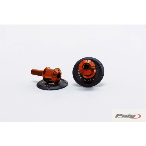 PUIG Swing Arm Spool Slider 10mm (Orange) 9261T