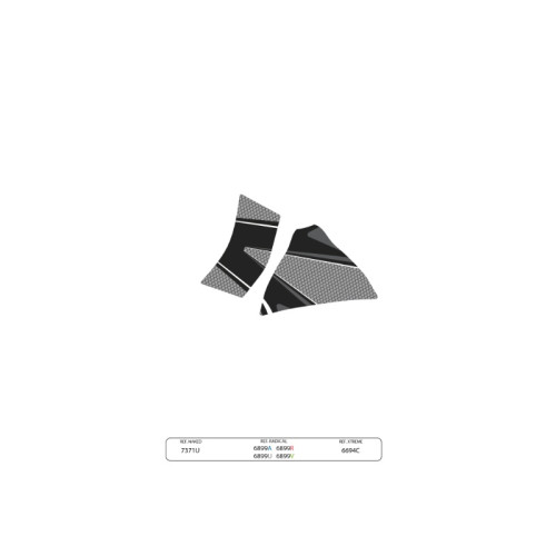 PUIG Radikal Yoke Protector (Grey) 6899U