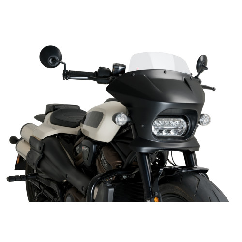 PUIG Fury Touring Semifairing And Screen (Clear) 21588W