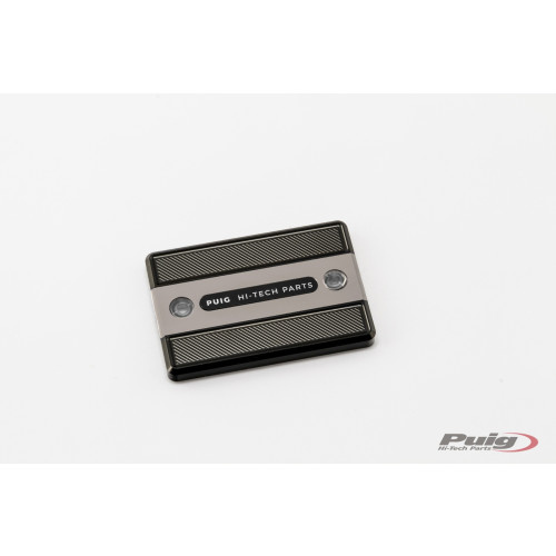 PUIG Front Brake Liquid Tank Cover (Silver) 9267P