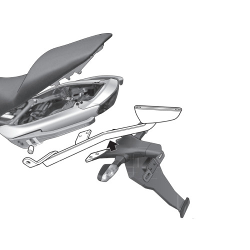 SHAD Top Box Fitting Kit K0ER69ST