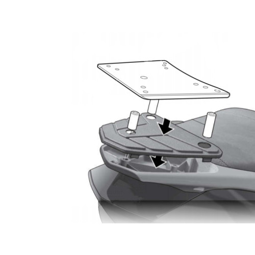 SHAD Top Box Fitting Kit K0SL12ST