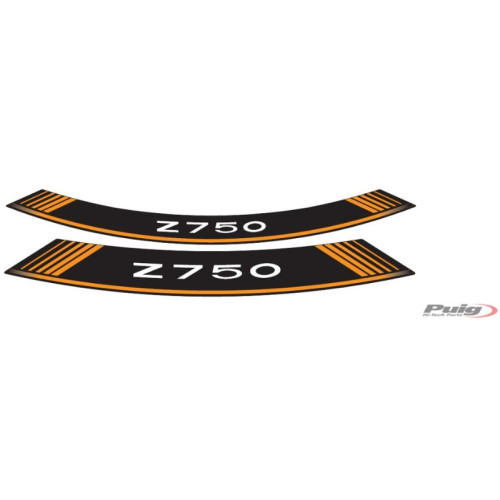 PUIG Wheel Rim Stickers (Orange) 5545T
