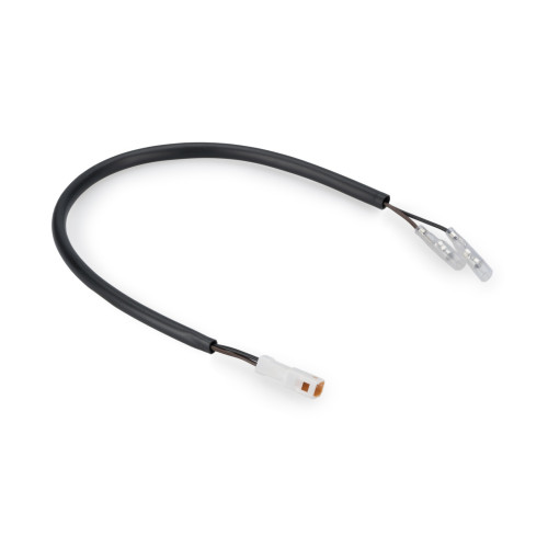 PUIG Number Plate Wiring Extension Kit Type 4 180mm (Black) 20566N