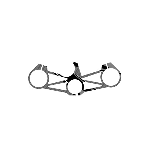 PUIG Radikal Yoke Protector (Grey) 3478U