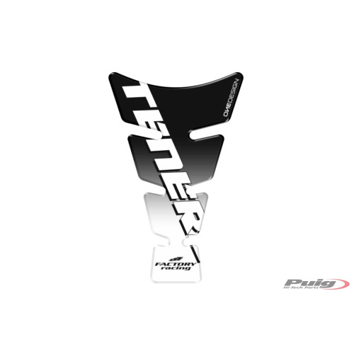 PUIG Spirit Tank Pad With Model Logo (Black) 20481N