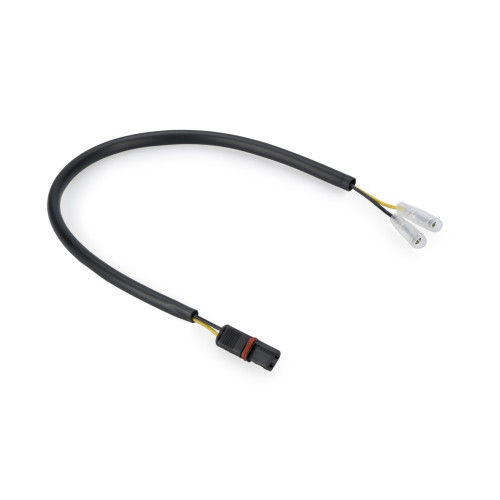 PUIG Number Plate Wiring Extension Kit 180mm (Black) 20546N