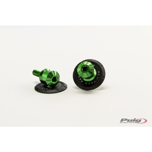 PUIG Swing Arm Spool Slider 10mm (Green) 9261V