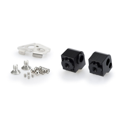 PUIG Pillion Adjustable Footpeg Adaptors (Black) 20275N