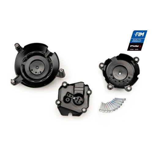 PUIG Engine Cover Track Certified (Black) 21514N