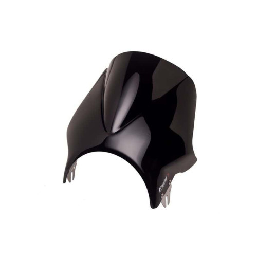 Windy Screen (Black) For Yamaha YBR 125 Custom (08-13) By Puig 1482N