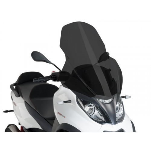 V-Tech Line Touring Screen (Dark Smoke) For Piaggio MP3 500 Sport (18-20) By Puig 1666F