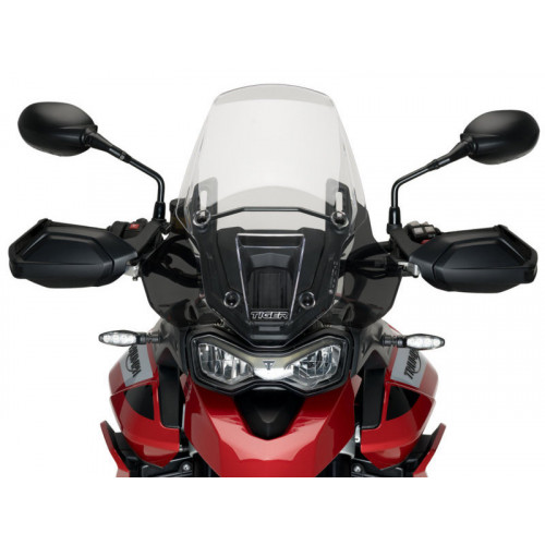 Upper Deflectors (Dark Smoke) For Triumph Tiger 900 Rally Pro (20-21) By Puig 20420F