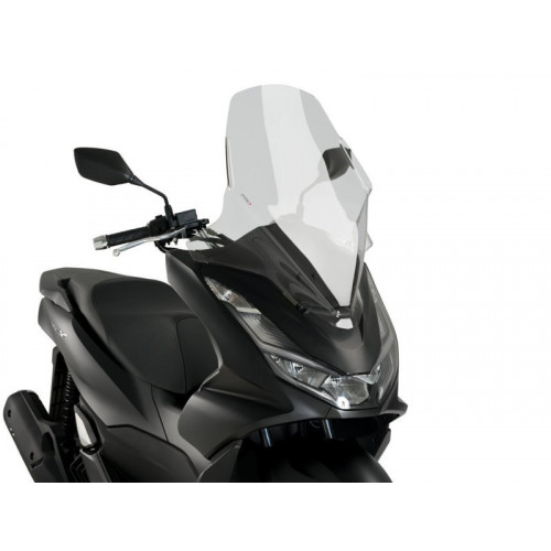 V-Tech Line Touring Screen (Clear) For Honda PCX 150 (21) By Puig 20637W