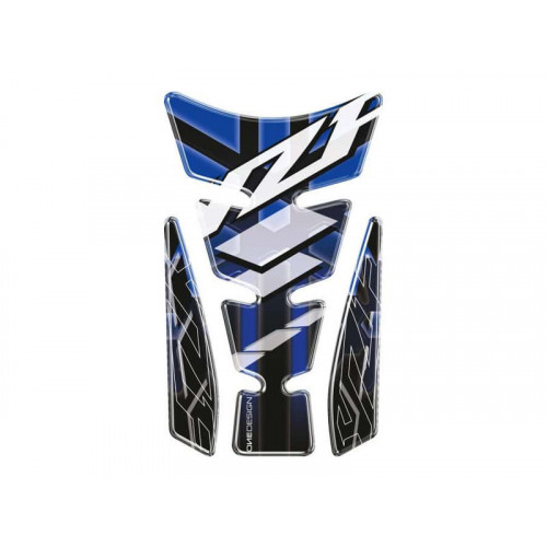 Wings Tank Pad With YZF Logo (Blue) For Yamaha YZF 600 R Thundercat (96-02) By Puig 4723A