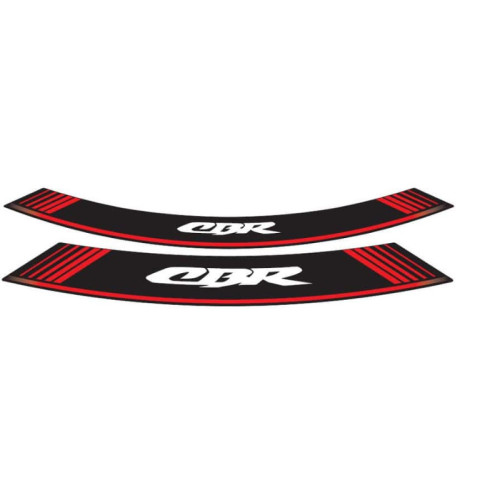 Wheel Rim Stickers (Red) For Honda CBR1000RR-R Fireblade SP (20-22) By Puig 5524R