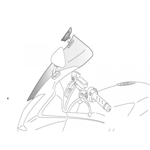 PUIG Touring Screen With Extender (Light Smoke) 5900H