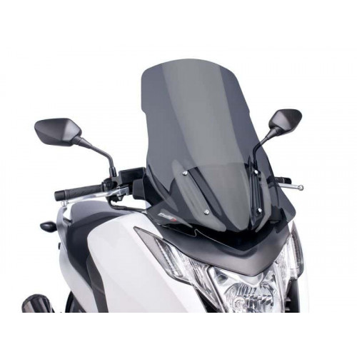 V-Tech Line Touring Screen (Dark Smoke) For Honda Integra 700 (12-13) By Puig 6035F