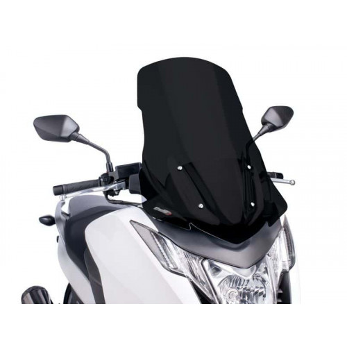 V-Tech Line Touring Screen (Black) For Honda Integra 750 S (14-16) By Puig 6035N