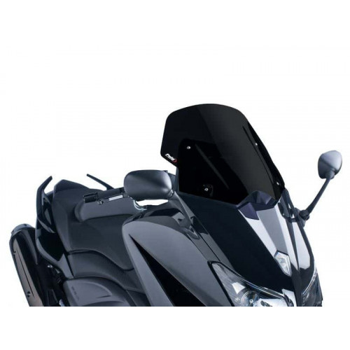 V-Tech Line Sport Screen (Black) For Yamaha TMax 530 (12-16) By Puig 6036N