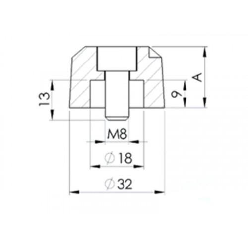 PUIG Short Bar End Weights (Red) 6641R
