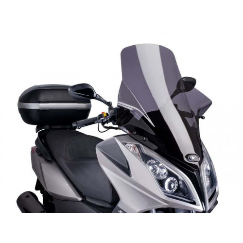V-Tech Line Touring Screen (Dark Smoke) For Kymco Downtown 125i (09-14) By Puig 6790F