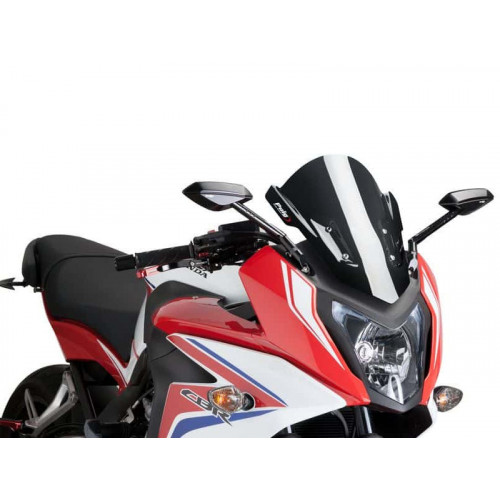 Z-Racing Screen (Carbon Look) For Honda CBR650 F (14-20) By Puig 7003C