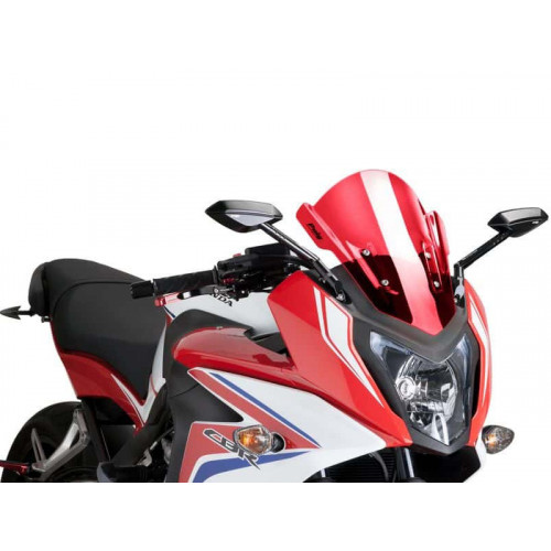 Z-Racing Screen (Red) For Honda CBR650 F (14-20) By Puig 7003R