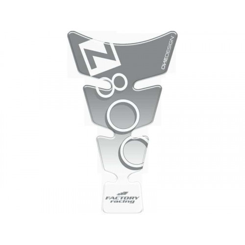 PUIG Spirit Tank Pad With Model Logo (Silver) 7484P