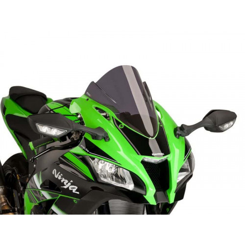 Z-Racing Screen (Dark Smoke) For Kawasaki ZX-10R (16-20) By Puig 8912F