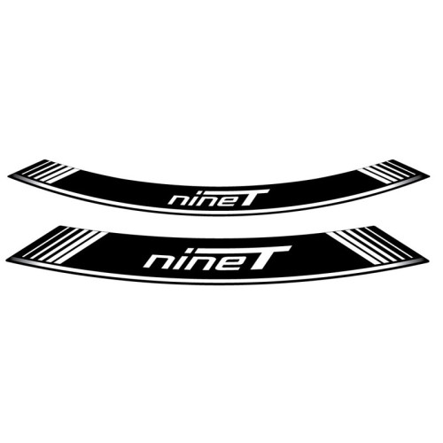 Wheel Rim Stickers (White) For BMW R Nine T Urban G/S (17-20) By Puig 9133B