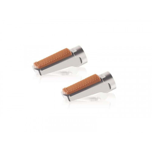 Vintage Footpegs (Silver) For Aprilia RSV4 Factory (13-14) By Puig 9189P