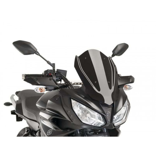 Z-Racing Screen (Black) For Yamaha Tracer 700 GT (19) By Puig 9211N