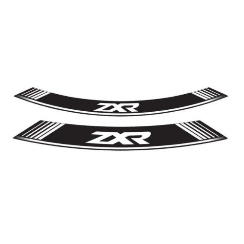 Wheel Rim Stickers (White) For Kawasaki ZX-10R Ninja KRT (16-20) By Puig 9292B