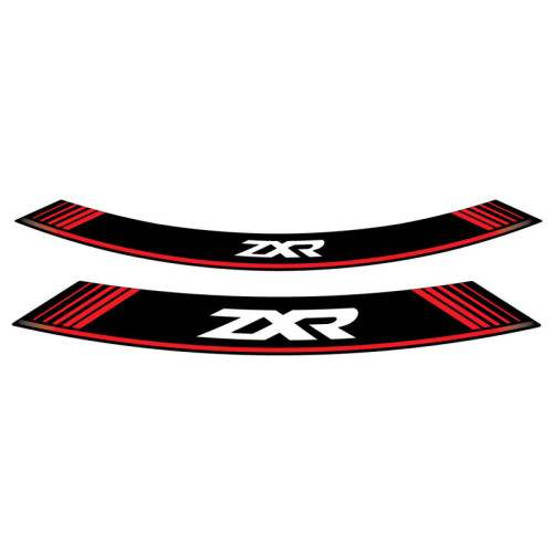 Wheel Rim Stickers (Red) For Kawasaki ZX-10R Ninja Performance (16-18) By Puig 9292R
