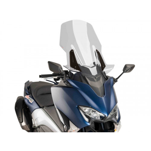 V-Tech Line Touring Screen (Black) For Yamaha TMax 560 Tech Max (20-21) By Puig 9424N