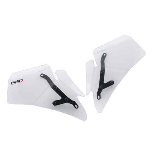 Upper Deflectors (Clear) For KTM 1290 Super Adventure S (17-21) By Puig 9623W