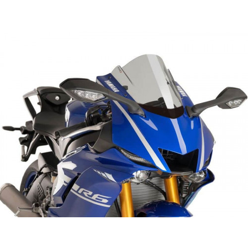 Z-Racing Screen (Light Smoke) For Yamaha YZF R6 Race (21-22) By Puig 9723H