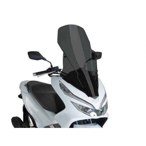 V-Tech Line Touring Screen (Dark Smoke) For Honda PCX 125 (18-20) By Puig 9789F