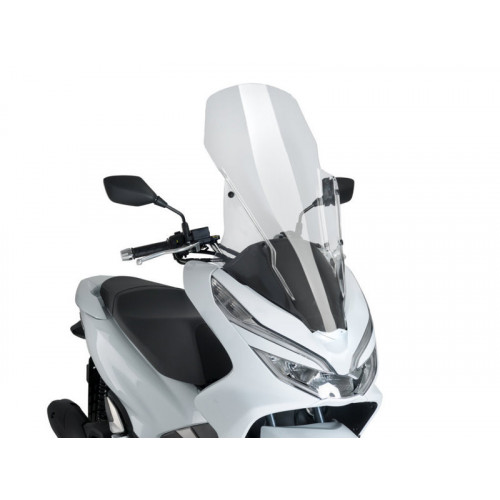 V-Tech Line Touring Screen (Clear) For Honda PCX 125 (18-20) By Puig 9789W