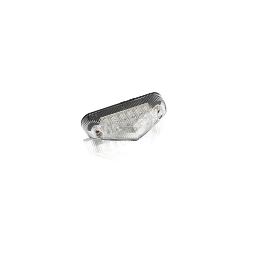 PUIG Shark Oval Brake Lights 110 x 25mm (Clear) 4605W