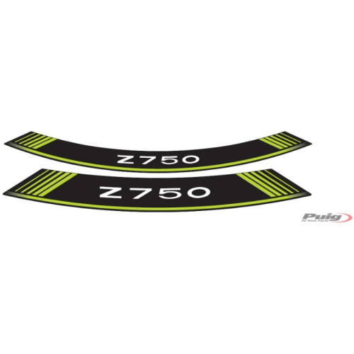 PUIG Wheel Rim Stickers (Green) 5545V