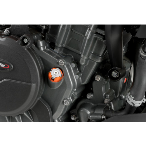 PUIG Engine Oil Filler Cap (Orange) 7140T