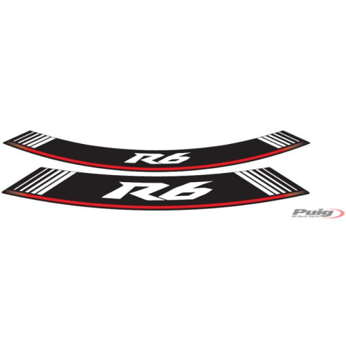 PUIG Wheel Rim Stickers (Silver) 5530P