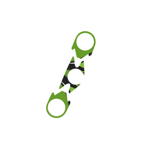 PUIG Radikal Yoke Protector (Green) 6949V