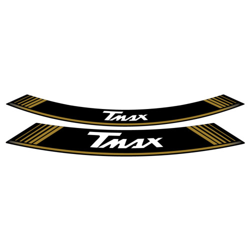 PUIG Wheel Rim Stickers (Gold) 5532O