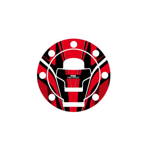 PUIG Radikal Fuel Cap Protector (Red) 6316R